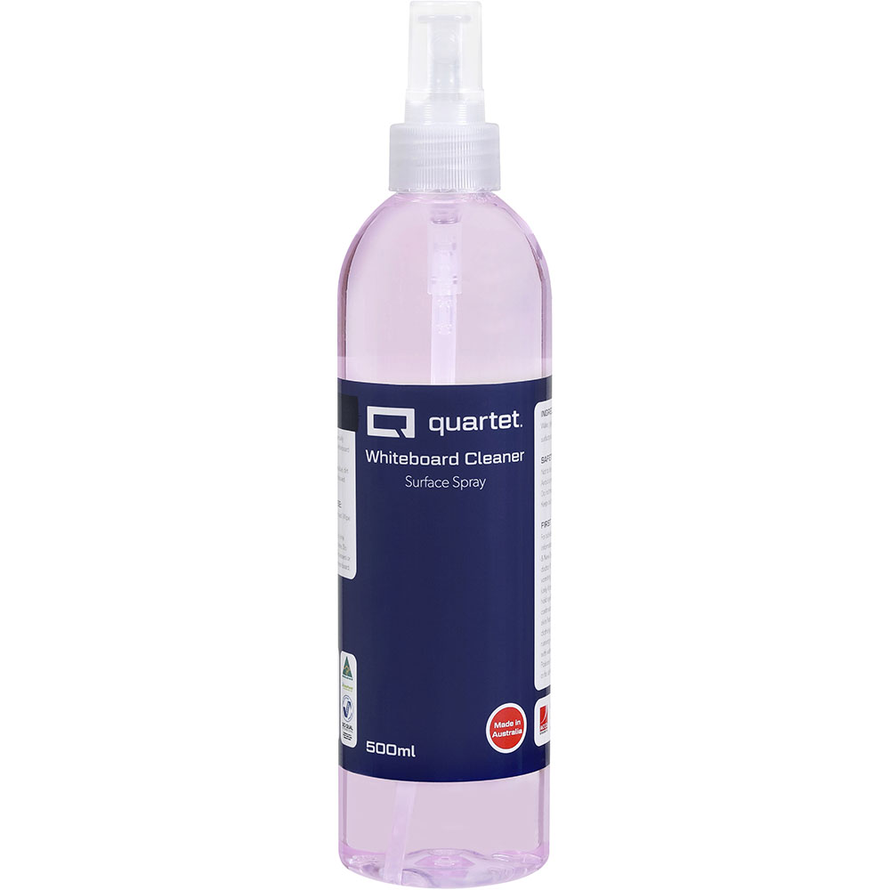 QUARTET WHITEBOARD CLEANER 500ML PINK
