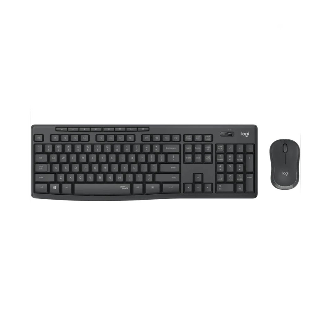LOGITECH MK295 SILENT WIRELESS KEYBOARD AND MOUSE COMBO BLACK
