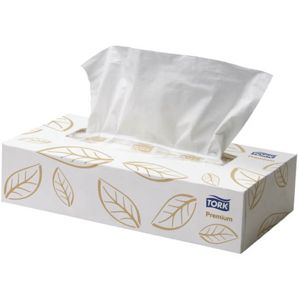 TORK FACIAL TISSUE 2 PLY 100 SHEET