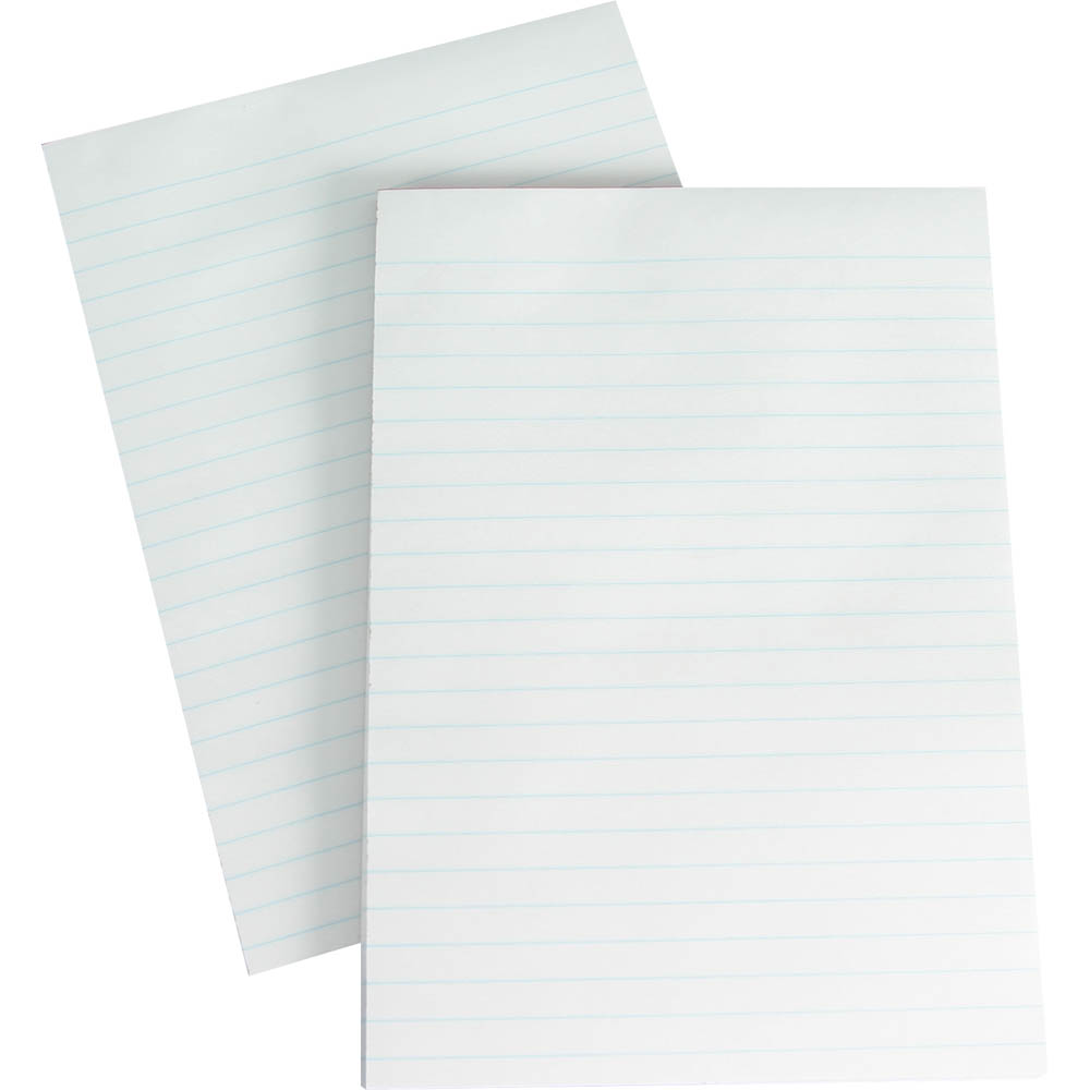 OLYMPIC WRITING PAD 8MM RULED 50GSM 200 PAGE A4 WHITE