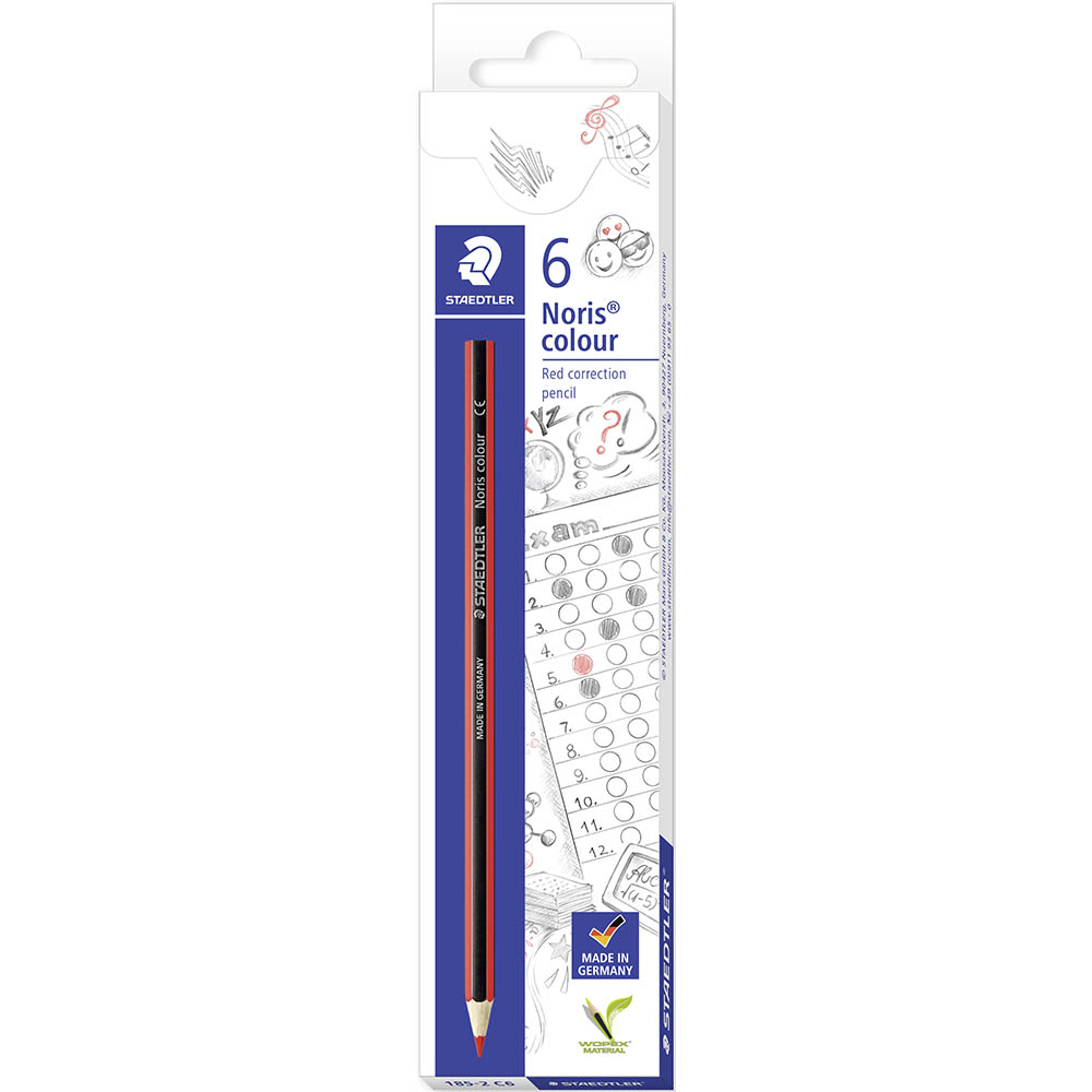 STAEDTLER PENCIL CORRECTION RED