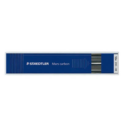 STAEDTLER 204 MARS MECHNICAL PENCIL LEAD REFILL 20MM BLUE TUBE 12