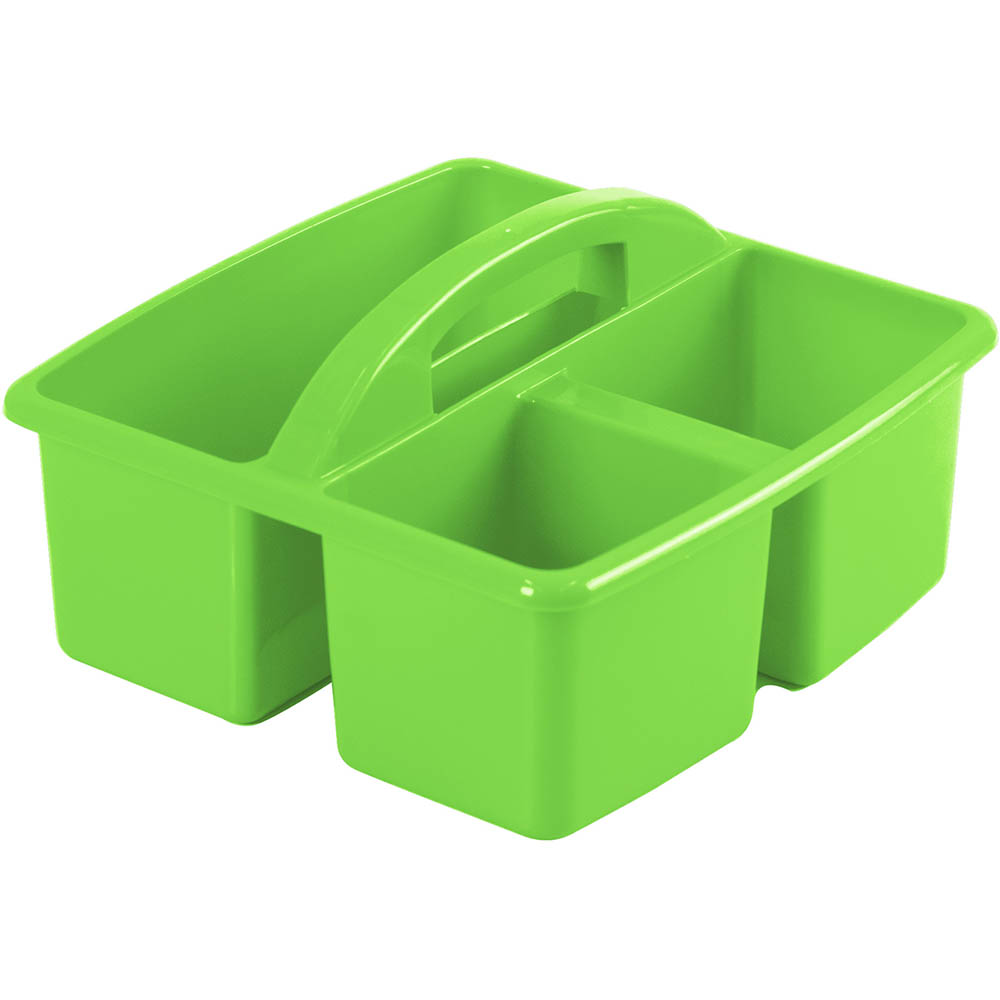 VISIONCHART EDUCATION CADDY PLASTIC SMALL LIME GREEN