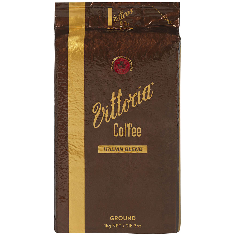 VITTORIA ITALIAN BLEND GROUND COFFEE 1KG