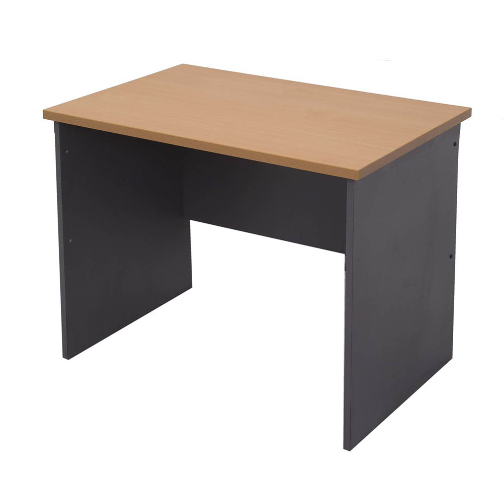 YS DESIGN OXLEY STUDENT DESK 1200 X 600 X 730MM BEECHIRONSTONE