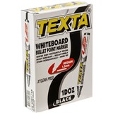 TEXTA WHITEBOARD MARKER BULLET BLACK BOX 12