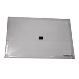 BANTEX TRANSLUCENT DOCUMENT WALLET PP FC HOOK AND LOOP CLOSURE CLEAR