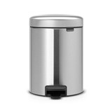 BRABANTIA PEDAL BIN NEWICON 5L FPP MATTE STEEL