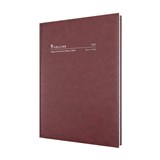 COLLINS APPOINTMENT 140P78 EARLY EDITION DIARY DAY TO PAGE A4 BURGUNDY