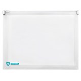 MARBIG PROFESSIONAL DOCUMENT WALLET WITH ZIP A5 CLEAR