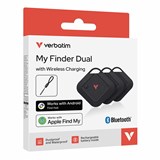 VERBATIM MY FINDER DUAL WIRELESS APPLEANDROID BLACK PACK 3