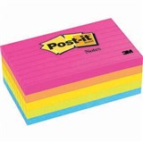 POSTIT 6355AN LINED NOTES 76 X 127MM CAPE TOWN PACK 5