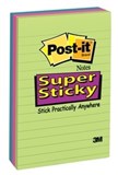 POSTIT 6603SSUC SUPER STICKY LINED NOTES 101 X 152MM RIO DE JANEIRO PACK 3