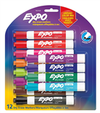 EXPO MARKER WHITEBOARD CHISEL VIBRANT COLOURS ASSORTED