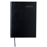 CUMBERLAND 40CBK CASEBOUND DIARY 2 PAGE TO DAY A4 BLACK