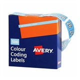AVERY 43276 SIDE TABLE COLOUR CODING YEAR CODE 2026 25 X 38MM BLUE BOX 500