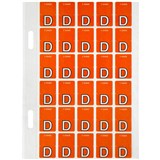 AVERY 44404 LATERAL FILE LABEL TOP TAB COLOUR CODE D 20 X 30MM DARK ORANGE PACK 150
