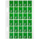 AVERY 44406 LATERAL FILE LABEL TOP TAB COLOUR CODE F 20 X 30MM LIGHT GREEN PACK 150