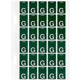 AVERY 44407 LATERAL FILE LABEL TOP TAB COLOUR CODE G 20 X 30MM DARK GREEN PACK 150