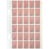 AVERY 44410 LATERAL FILE LABEL TOP TAB COLOUR CODE J 20 X 30MM MAUVE PACK 150