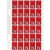 AVERY 44414 LATERAL FILE LABEL TOP TAB COLOUR CODE N 20 X 30MM MAGENTA WITH STRIPE PACK 150