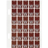AVERY 44423 LATERAL FILE LABEL TOP TAB COLOUR CODE W 20 X 30MM BROWN PACK 150