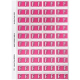 AVERY 44506 LATERAL FILE LABEL SIDE TAB COLOUR CODE F 25 X 42MM PINK PACK 240