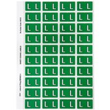AVERY 44512 LATERAL FILE LABEL SIDE TAB COLOUR CODE L 25 X 42MM DARK GREEN PACK 240
