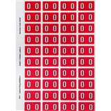 AVERY 44528 LATERAL FILE LABEL SIDE TAB YEAR CODE 0 25 X 42MM RED PACK 240