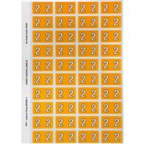 AVERY 44530 LATERAL FILE LABEL SIDE TAB YEAR CODE 2 25 X 42MM ORANGE PACK 240
