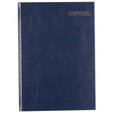 CUMBERLAND CASEBOUND DIARY WEEK TO VIEW A4 BLUE