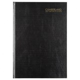 CUMBERLAND 51ECBK CASEBOUND DIARY DAY TO PAGE A5 BLACK