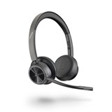 HP POLY VOYAGER 4320 MS TEAMS CERTIFIED HEADSET  BT700 DONGLE CHARGING STAND BLACK