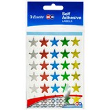 QUIKSTIK LABELS STAR 15MM ASSORTED PACK 150