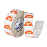 AVERY 937410 ROUND REMOVABLE DAY LABEL SATURDAY 24MM ORANGE BOX 1000