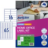 AVERY PREMIUM ADDRESS LABEL KIT WITH AVERYECO 16UP AND 65UP WHITE 10 SHEETS