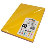 RAINBOW SPECTRUM BOARD 220GSM A4 ASSORTED WARM PACK 50