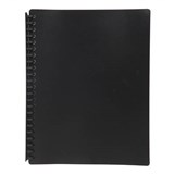 DISPLAY BOOK A4 20 POCKET BLACK