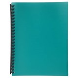 DISPLAY BOOK A4 20 POCKET GREEN