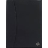 MARBIG PROFESSIONAL SOFT TOUCH DISPLAY BOOK NONREFILLABLE 24 POCKET A4 BLACK
