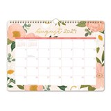ORANGE CIRCLE 2025 DELUXE WALL CALENDAR BELLA FLORA