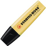 STABILO BOSS HIGHLIGHTER PASTEL MILKY YELLOW