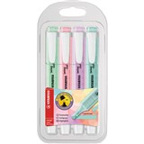 STABILO SWING COOL HIGHLIGHTER CHISEL PASTEL ASSORTED WALLET 4