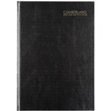 CUMBERLAND 51ECBK CASEBOUND DIARY DAY TO PAGE A5 BLACK
