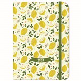 CUMBERLAND 57HPLM HAMPTON DIARY WEEK TO VIEW A5 LEMON