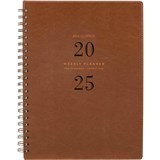 ATAGLANCE AAG3006 SIGNATURE DIARY WEEK TO VIEW A4 BROWN