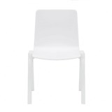 RAPIDLINE ACADEMY STACKING CHAIR WHITE
