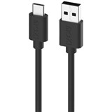 MOKI USBA TO USBC SYNCHARGE CABLE 1M JET BLACK