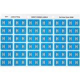 AVERY 43308 LATERAL FILE LABEL SIDE TAB COLOUR CODE H 25 X 38MM BLUE PACK 180