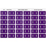 AVERY 43309 LATERAL FILE LABEL SIDE TAB COLOUR CODE I 25 X 38MM PURPLE PACK 180